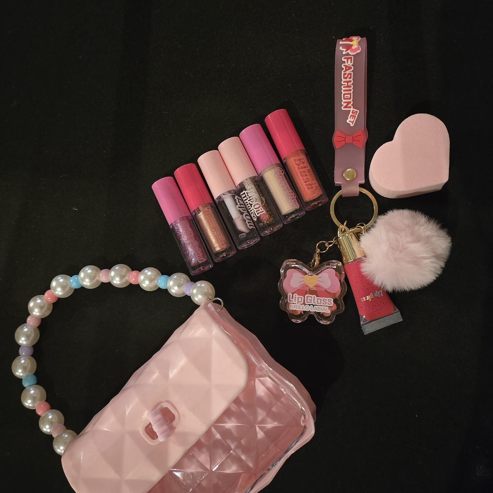 Pink Kids Fashion Accessory Set